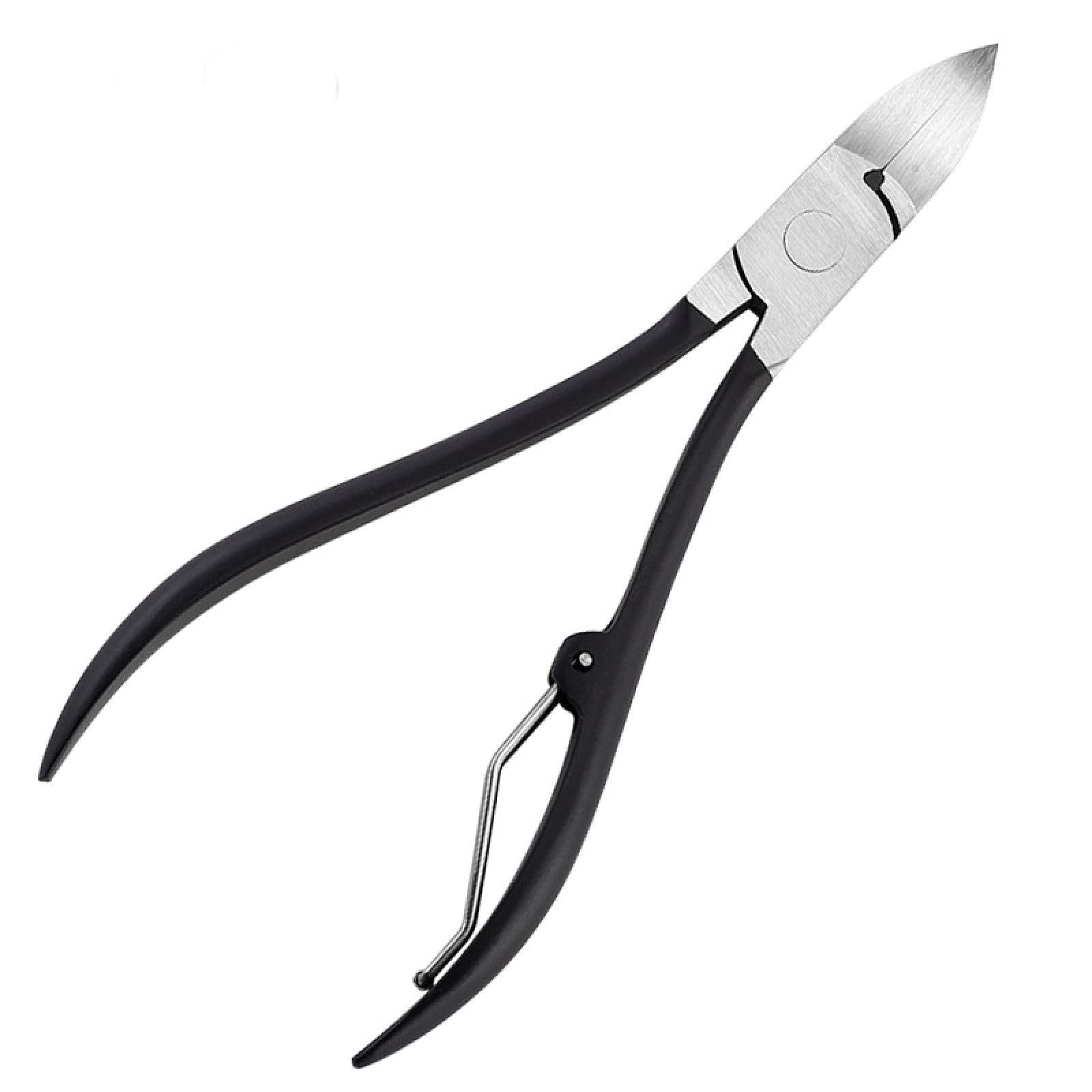 Premium SANJIANG Toenail Clippers - Professional Grade Stainless Steel for Thick, Ingrown & Paronychia Nails - Black - Perfect for Home, Travel & Pedicure Care