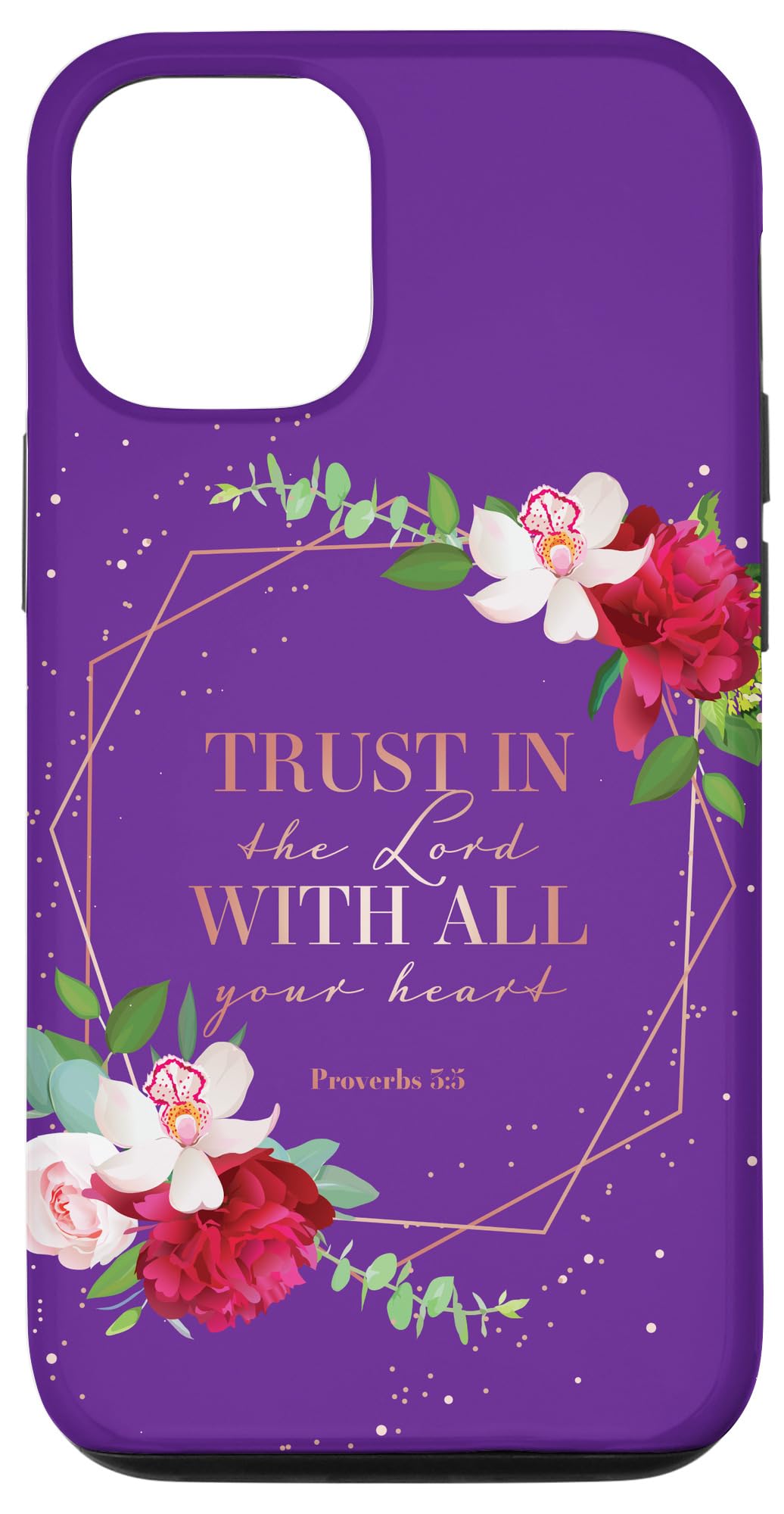 iPhone 12/12 Pro Christian Bible Verse Phone Case - Religious Inspirational Cover for Women, Mom, Aunt & Grandma - Perfect for Church, Prayer & Daily Faith Inspiration
