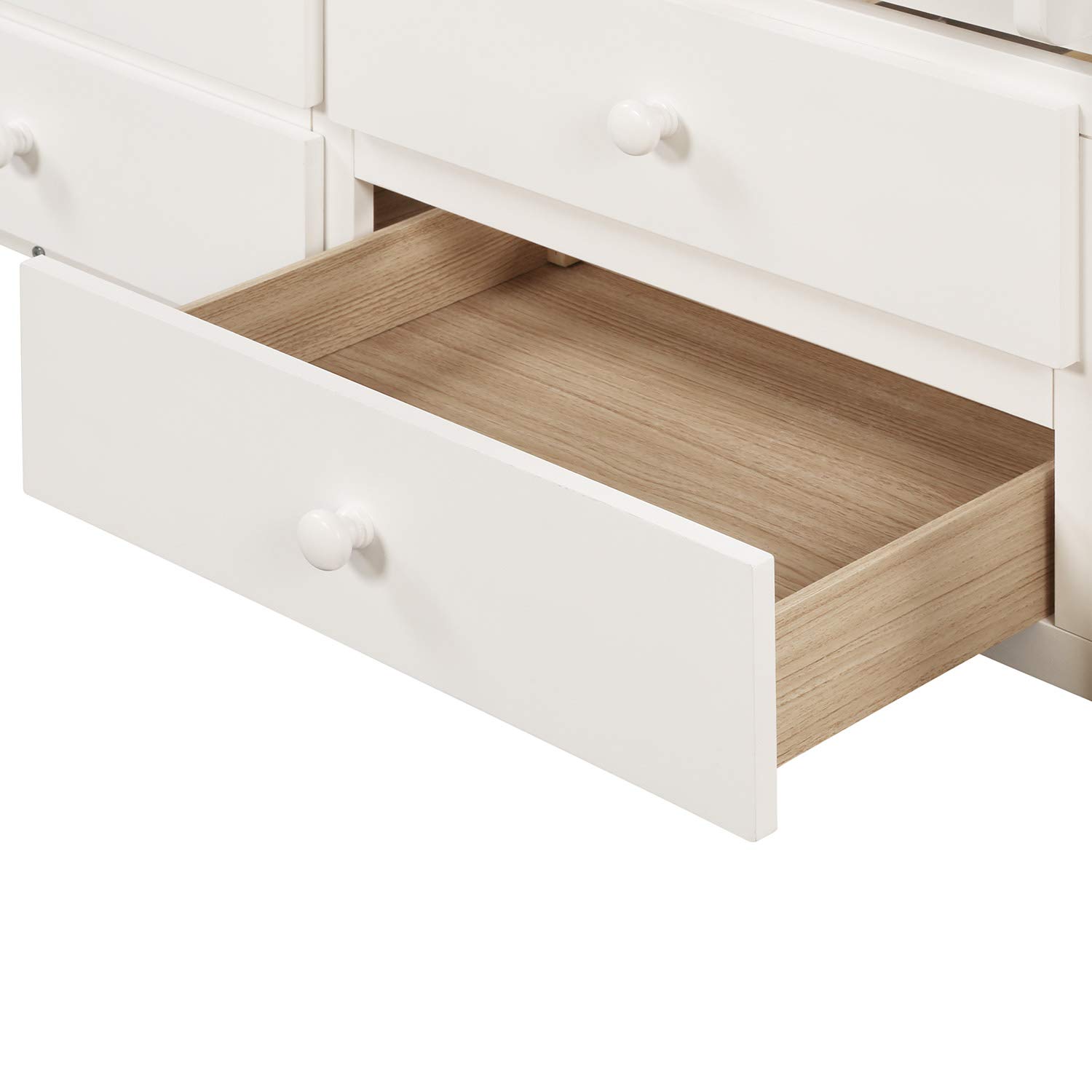 **Solid Wood Twin Bunk Bed for Kids with Trundle & 3 Storage Drawers – Convertible to 2 Separate Beds, Safety Guard Rail – Perfect for Small Bedrooms, Guest Rooms & Kids' Shared Spaces (White)**