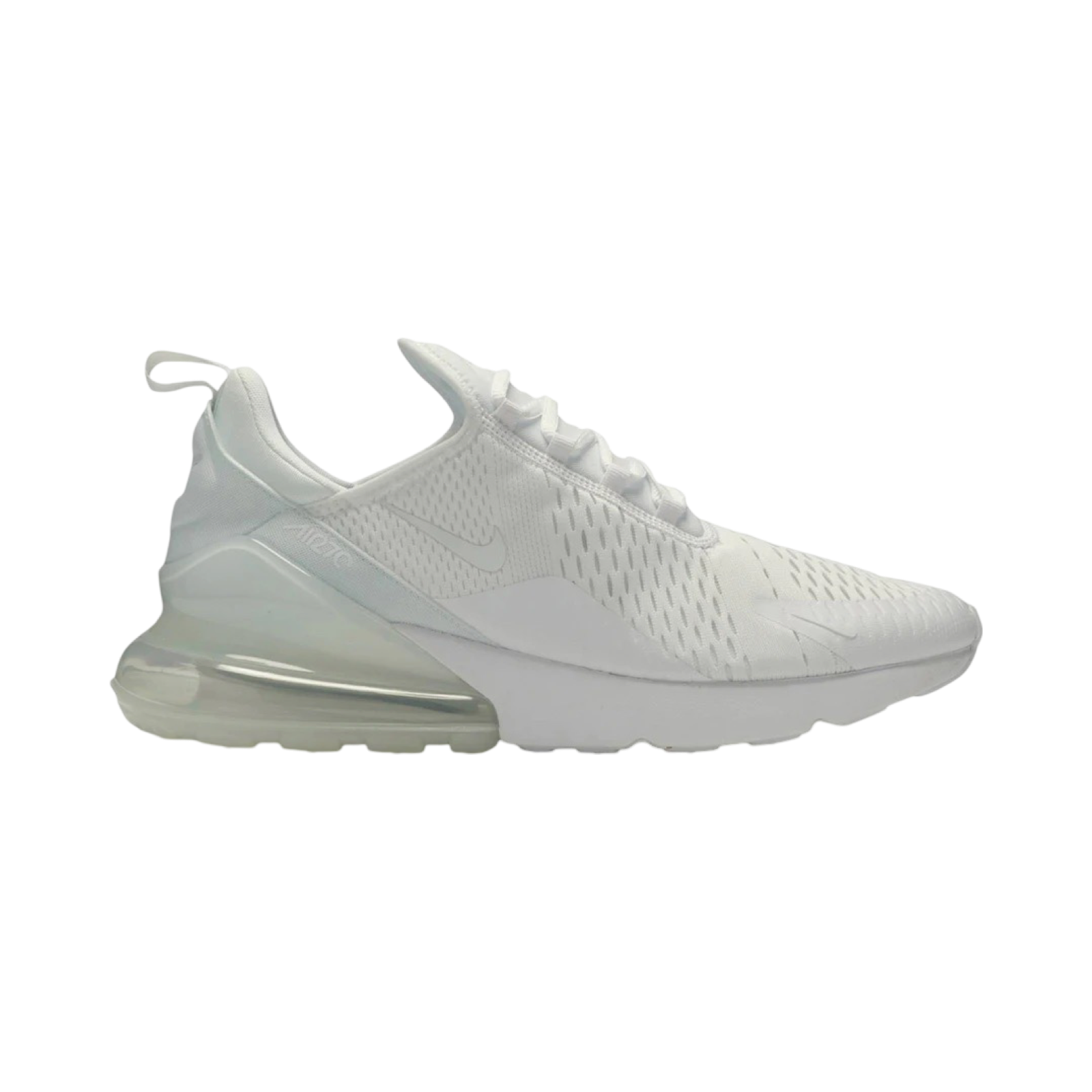 Nike Air Max 270 Men's Running Shoes - White/White (2017 Release) | Comfortable Cushioned Sneakers for Jogging, Gym Workouts & Casual Wear