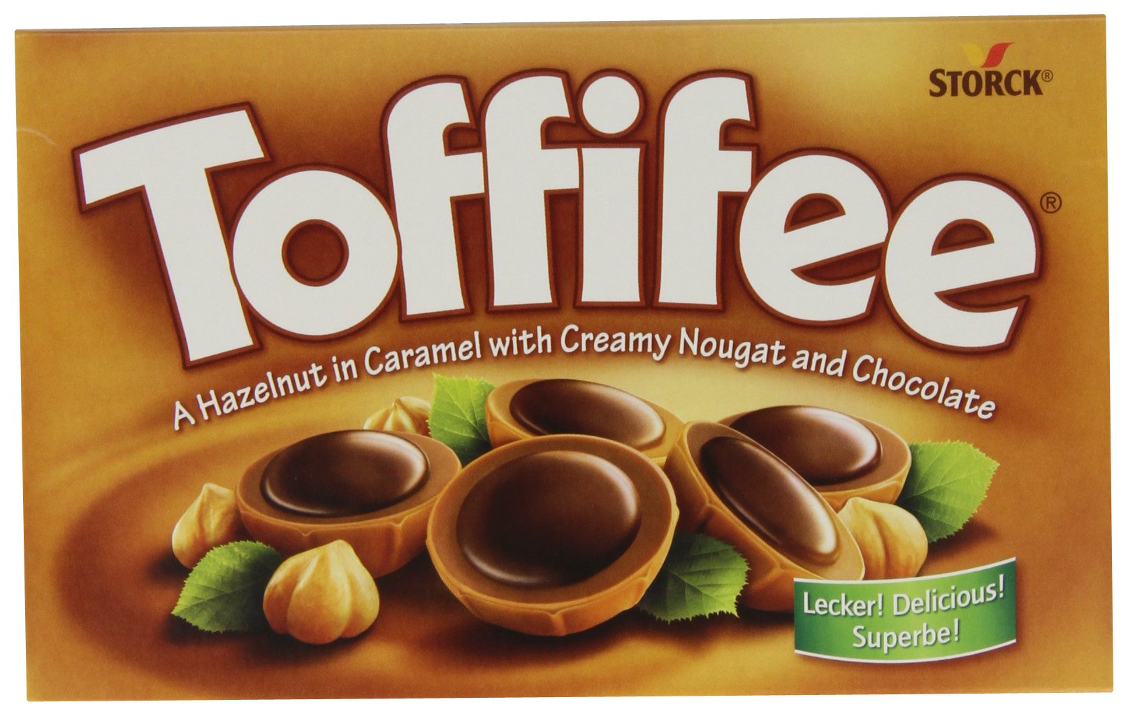 Storck Toffifee Candy 125g (Pack of 10) - Delicious Caramel Toffee with Hazelnut - Perfect for Gifts, Parties & Sweet Cravings