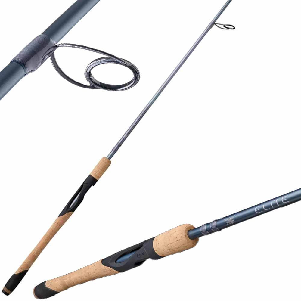 Fenwick Elite Inshore Spinning Rod - Lightweight Saltwater Fishing Rod for Bass, Trout & Redfish - Perfect for Kayak Fishing & Shore Casting
