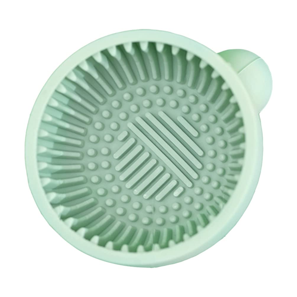 FOMIYES Silicone Makeup Brush Cleaner Bowl - Professional Cosmetic Brush Cleaning Mat & Scrubber Pad for Face Makeup Tools | Perfect for Home Salon & Travel Makeup Kit Organization