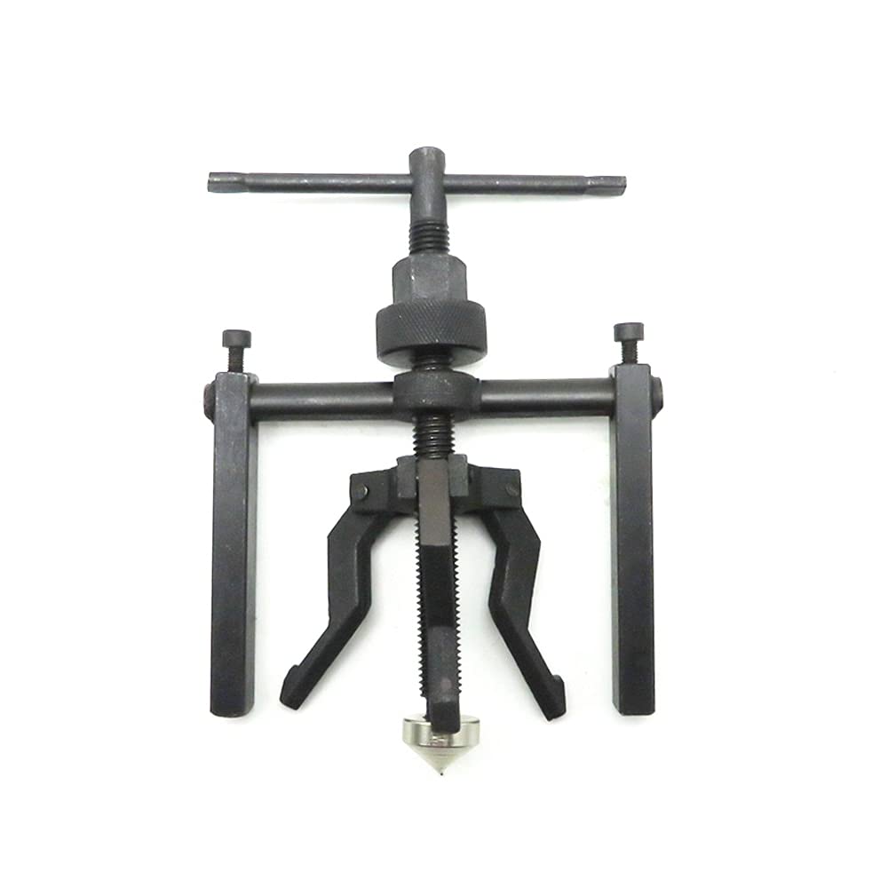 Heavy Duty Carbon Steel 3-Jaw Inner Bearing Puller Gear Extractor - Professional Automotive Machine Tool Kit for Car Repair & Maintenance - Perfect for Removing Bearings, Gears, and Pulleys in Workshops