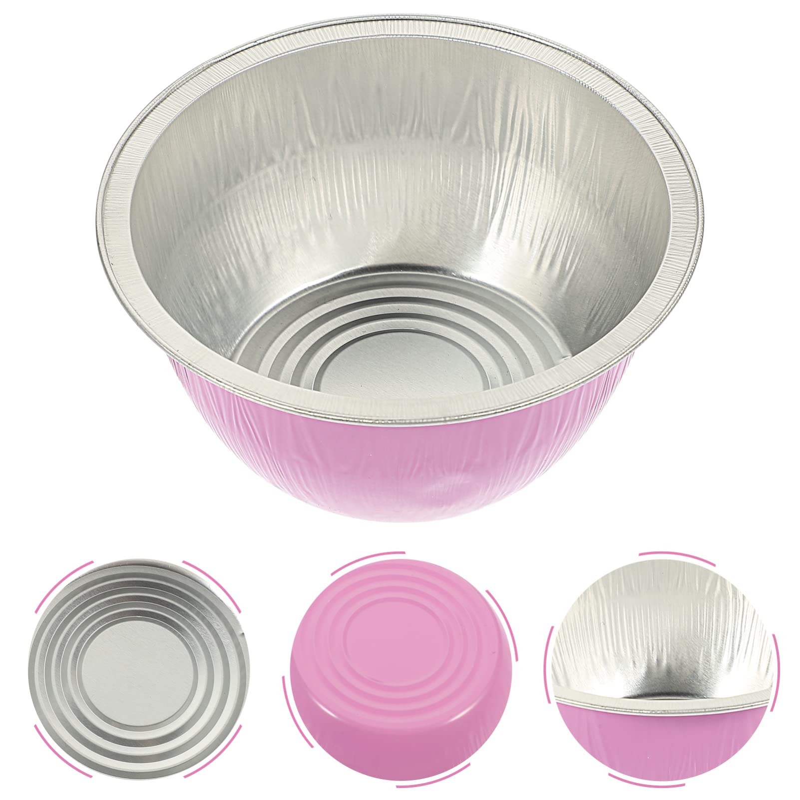 SOLUSTRE 10-Piece Aluminum Wax Melting Pot Set - Candle Wax Warmer Bowl, Hair Wax Heater, Chocolate Melting Pot for DIY Candles, Wax Beans & Beauty Salon Use (Includes Mixing Bowls & Foil Liners) - Perfect for Home Spa, Candle Making & Chocolate Dipping