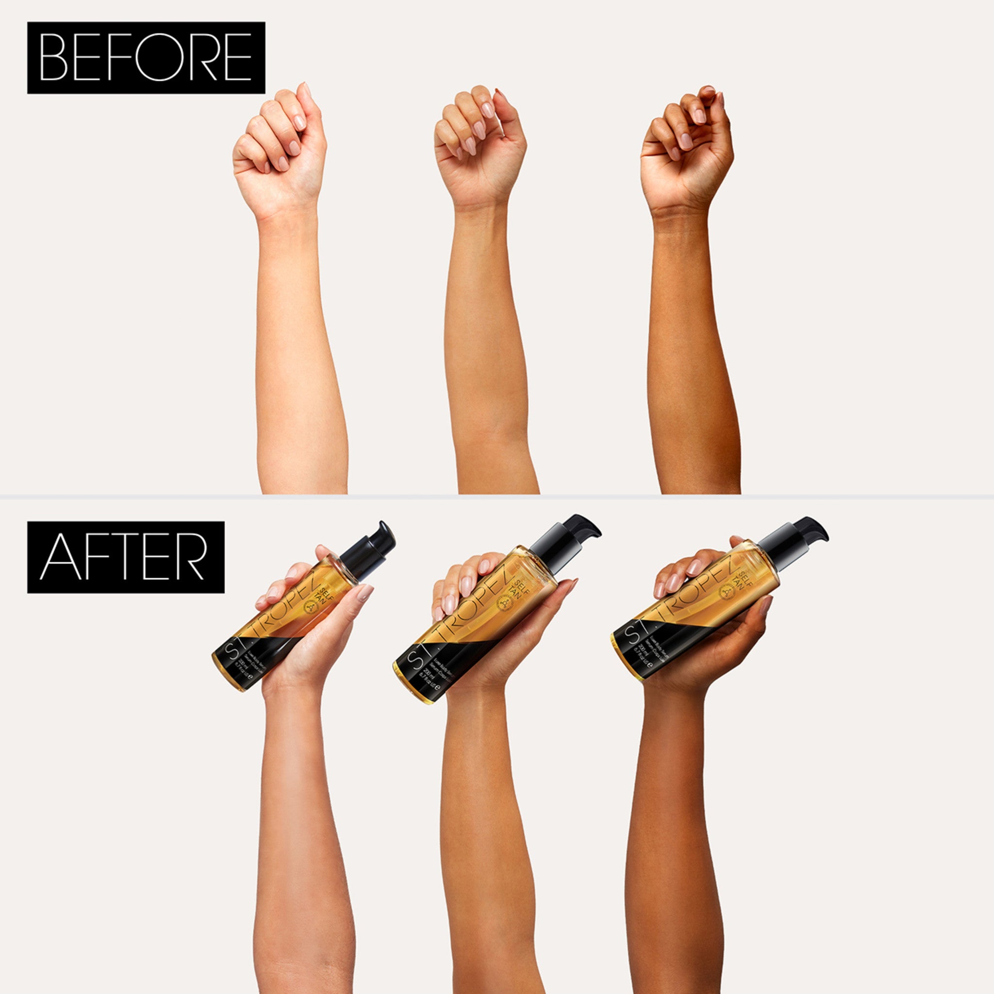 St Tropez Luxe Body Serum - Hydrating Self Tanning Lotion for a Natural Glow | Perfect for Pre-Party Prep & Vacation Tanning