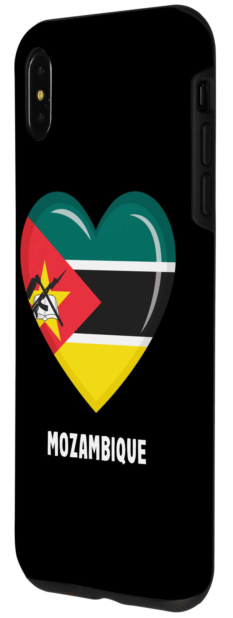 iPhone XS Max Case with Mozambique Flag Design - Durable Protective Cover for iPhone XS Max - Perfect for Travel, National Pride & Everyday Use