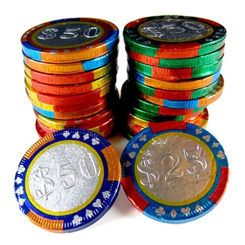 Premium Milk Chocolate Casino Chips - 3 LB Bulk Bag for Parties, Events & Gift Giving | Delicious Chocolate Poker Chips for Casino Night, Birthday & Game Night