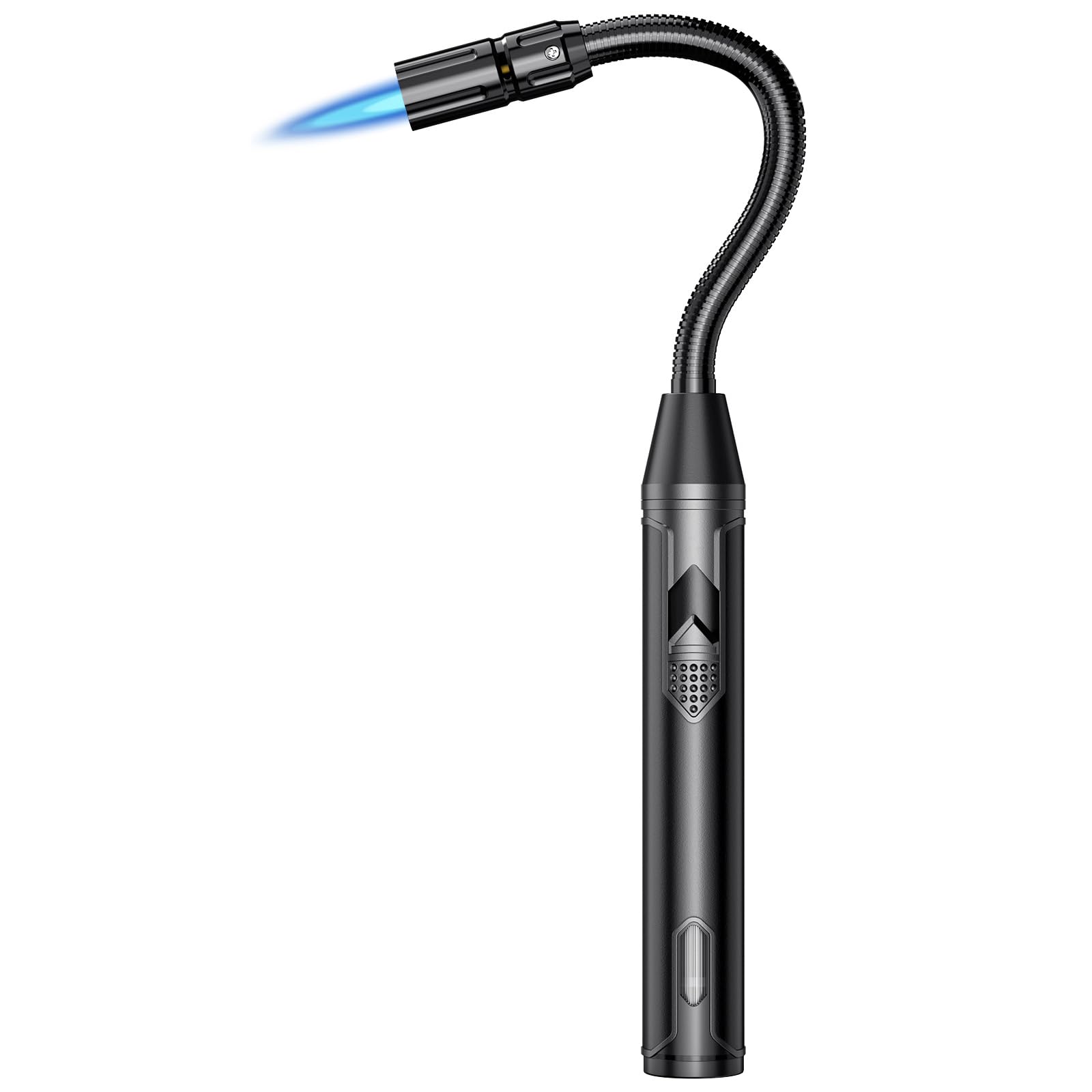 Refillable Butane Torch Lighter with Flexible Neck for BBQ, Camping & Kitchen Use