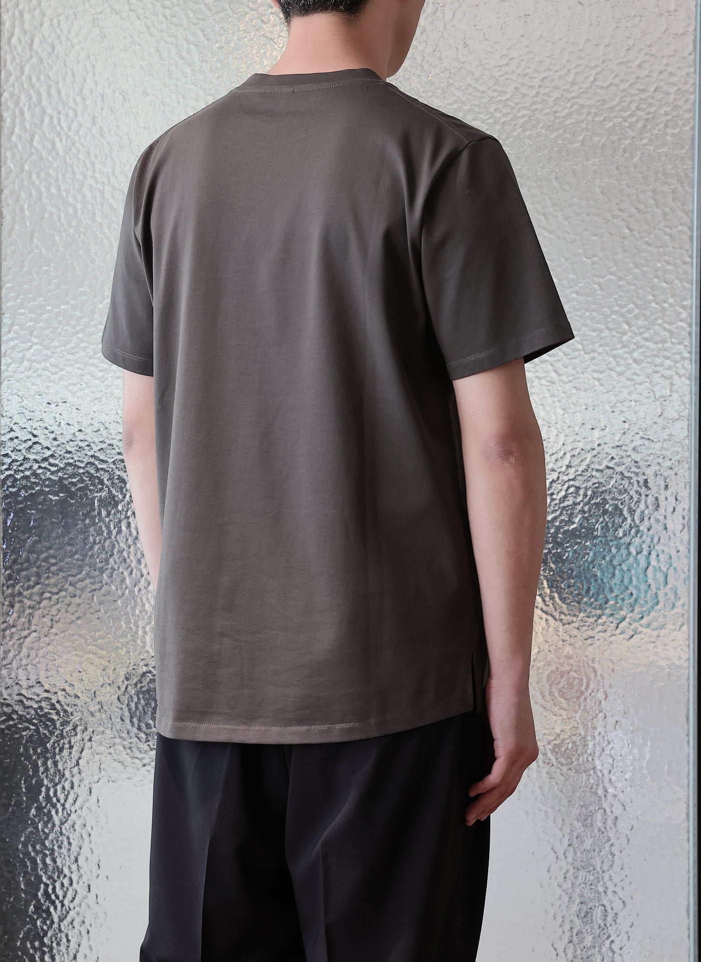Premium Mercerized Cotton T-Shirt (T01) - Soft Breathable Men's Casual Tee for Everyday Wear & Layering