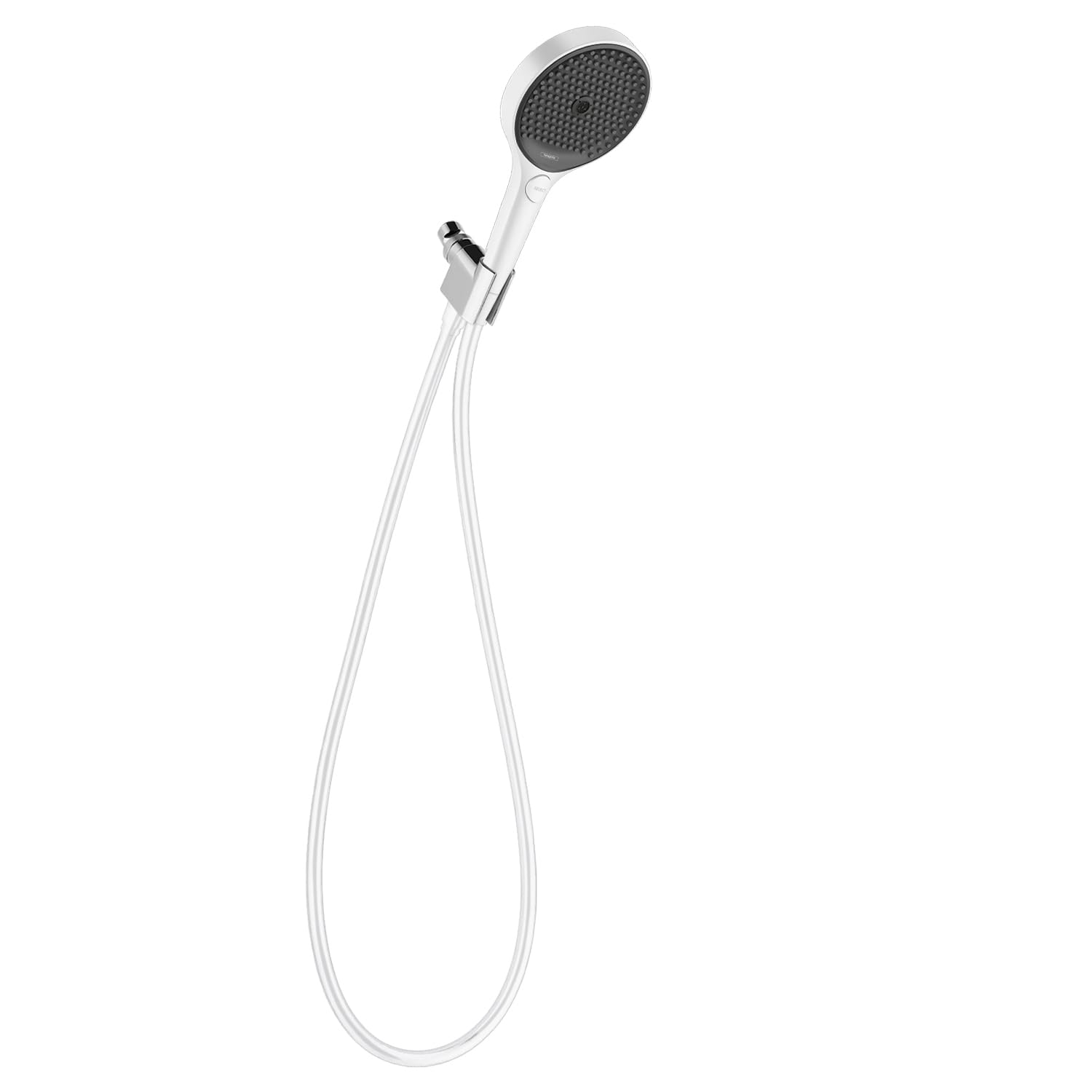 Hansgrohe Rainfinity 5-inch Handheld Shower Head Set - 3 Spray Modes (PowderRain, Intense PowderRain, MonoRain) with Hose - Matte White Finish - 2.5 GPM Water Saving - Perfect for Bathroom Renovation & Spa-Like Shower Experience - Model 26913701