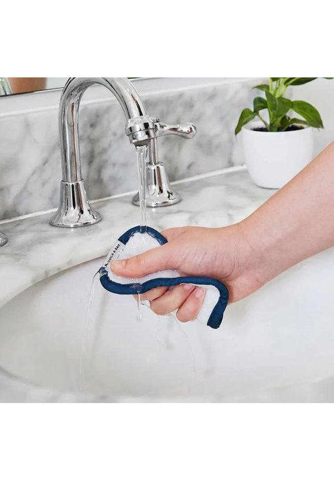Dock & Bay Reusable Makeup Remover Pads - Eco-Friendly & Washable Cotton Rounds for Gentle Face Cleansing | Perfect for Travel, Gym & Daily Skincare Routine