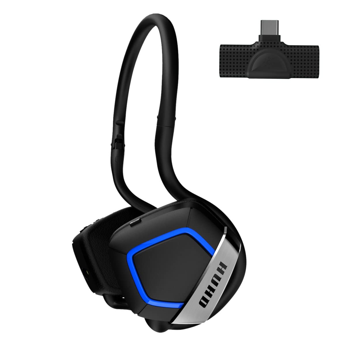 **Wireless Gaming Headset for PS5, PS4, PC, Nintendo Switch - Detachable & Adjustable Microphone, Foldable Design - Perfect for Online Gaming, Streaming, and Virtual Meetings**