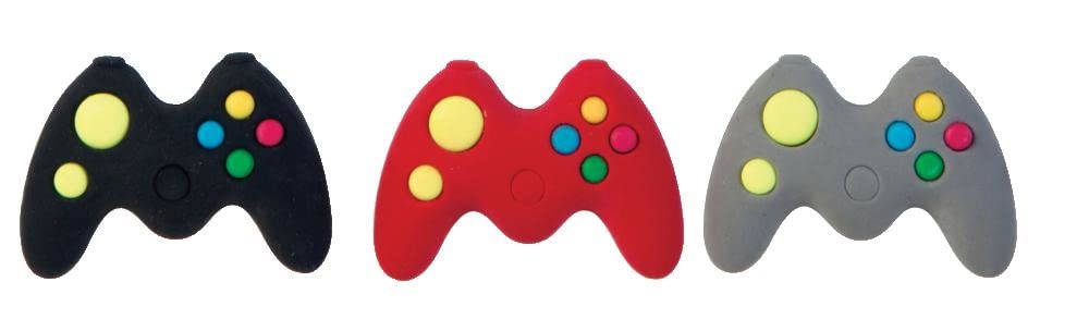 Raymond Geddes Game Controller Erasers for Kids - Pack of 24 Fun Video Game-Themed Pencil Erasers - Perfect for School Supplies, Classroom Rewards & Gamer Gifts
