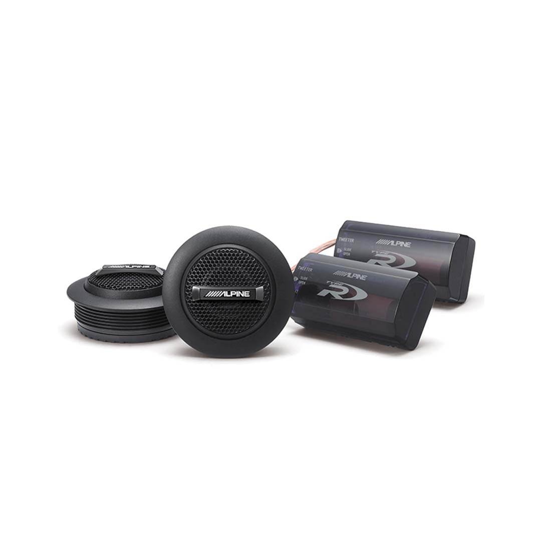 Alpine SPR 10TW R Series 1 Tweeter - High Performance Car Audio Speaker for Clear Sound | Perfect for Car Stereo Upgrades & Custom Audio Systems