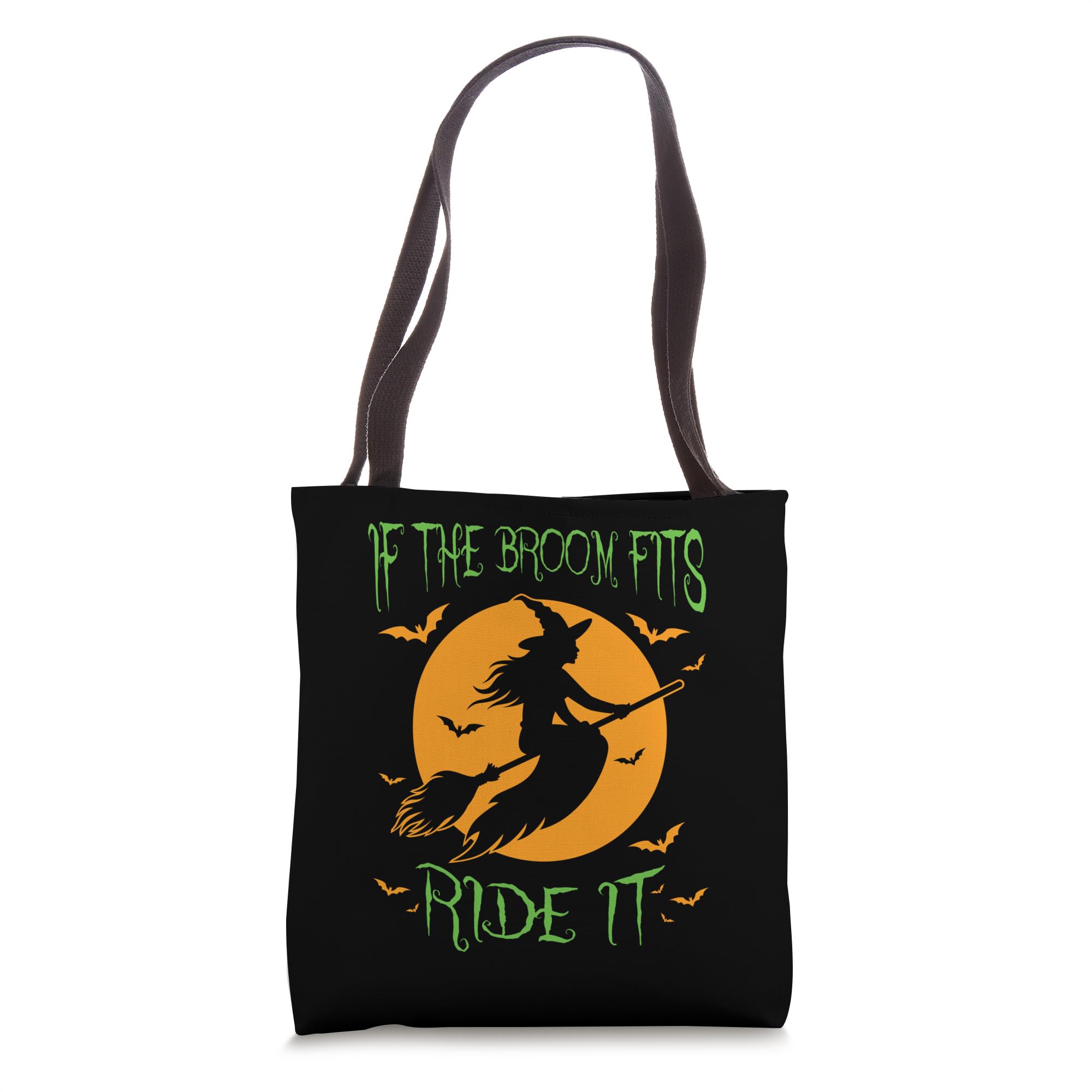 Halloween Witch Ride It Tote Bag - Perfect for Costume Parties