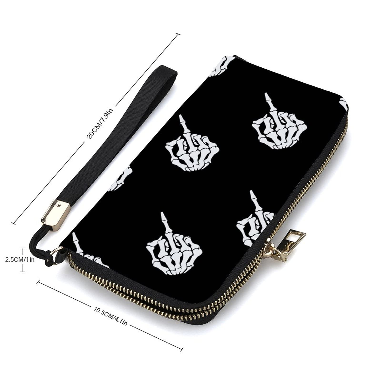 FunnyStar Men's Long Wallet with Credit Card Holder, Zip Coin Pocket - Stylish & Durable Bifold Wallet for Everyday Use, Travel, and Gifts