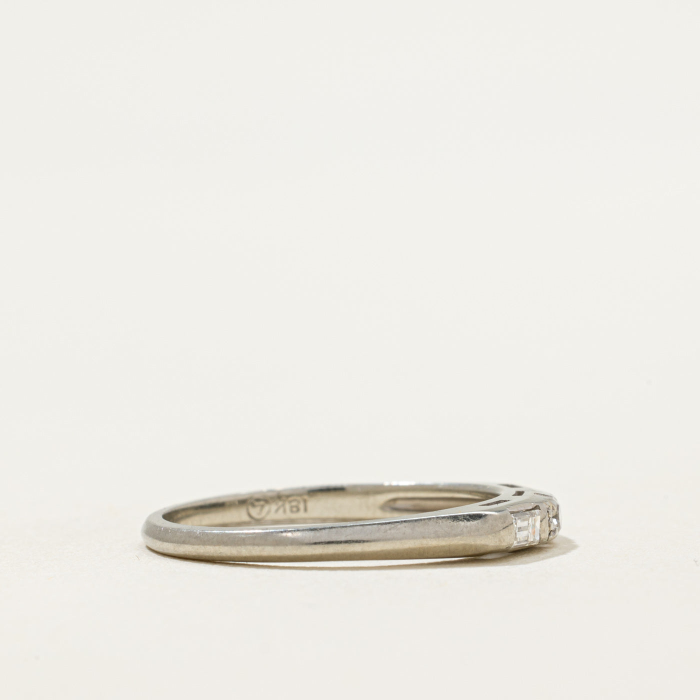Three Stone Multi-Cut Diamond Ring for Women | 0.08 Carat Total Weight (ctw) | Size 5 | Wedding Band, Anniversary Gift, or Everyday Elegance
