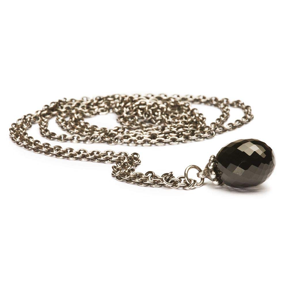 Black Onyx Fantasy Necklace - Elegant Gothic Jewelry for Women, Perfect for Halloween, Cosplay & Witchy Fashion