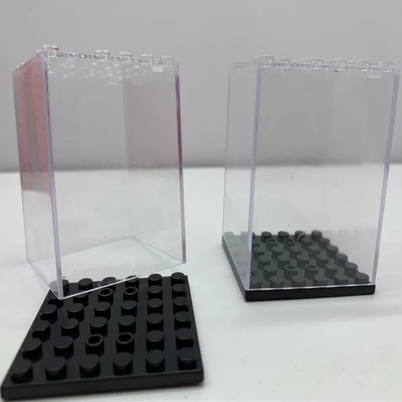 Premium LEGO Minifigure Display Case - Set of 1 or 2 Pieces - Perfect for Collectors & Home/Office Decoration