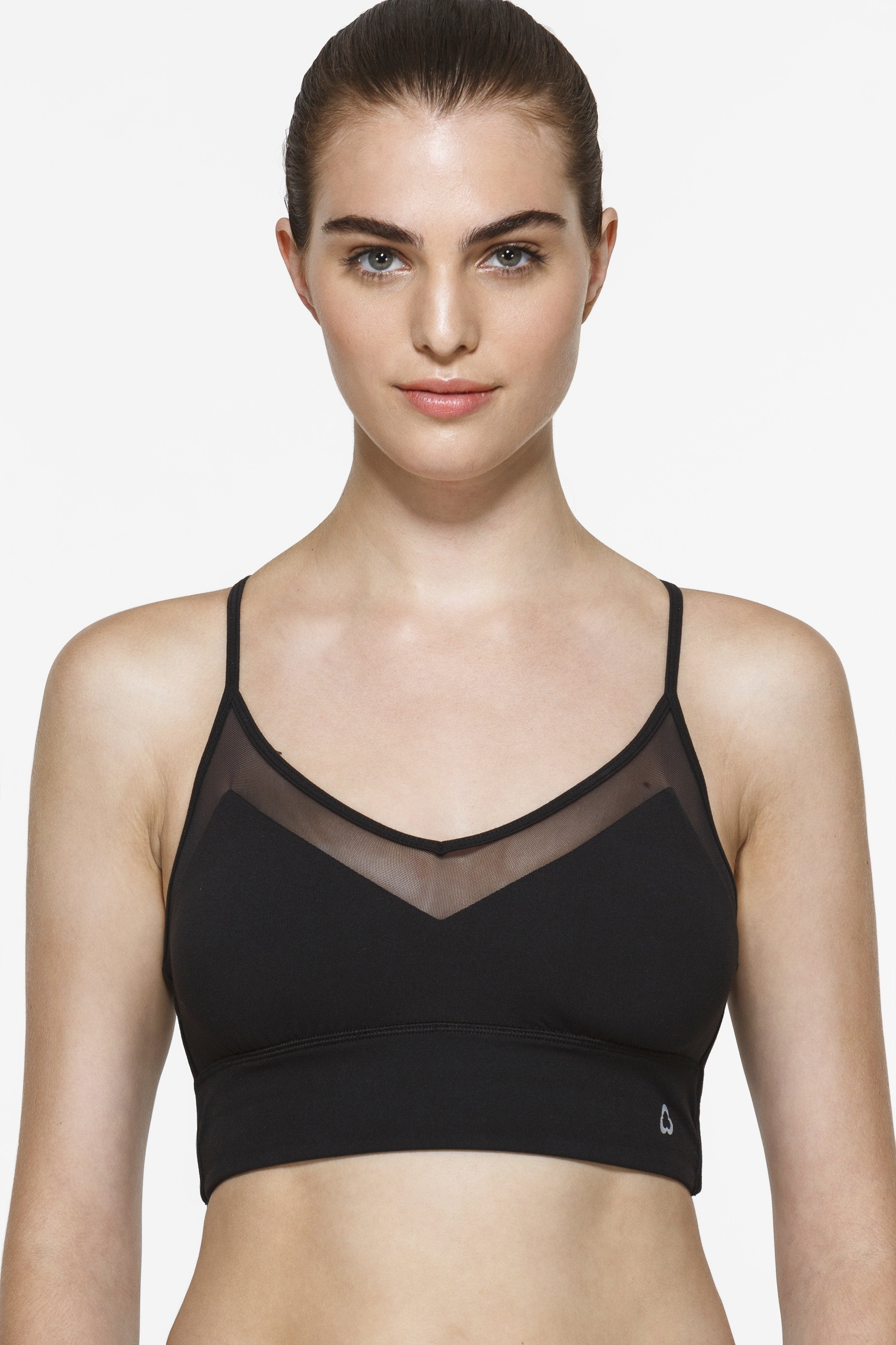 Lacey Heart Light Impact Bra - Comfortable Support for Yoga, Running & Workouts - Breathable & Stylish Activewear for Women