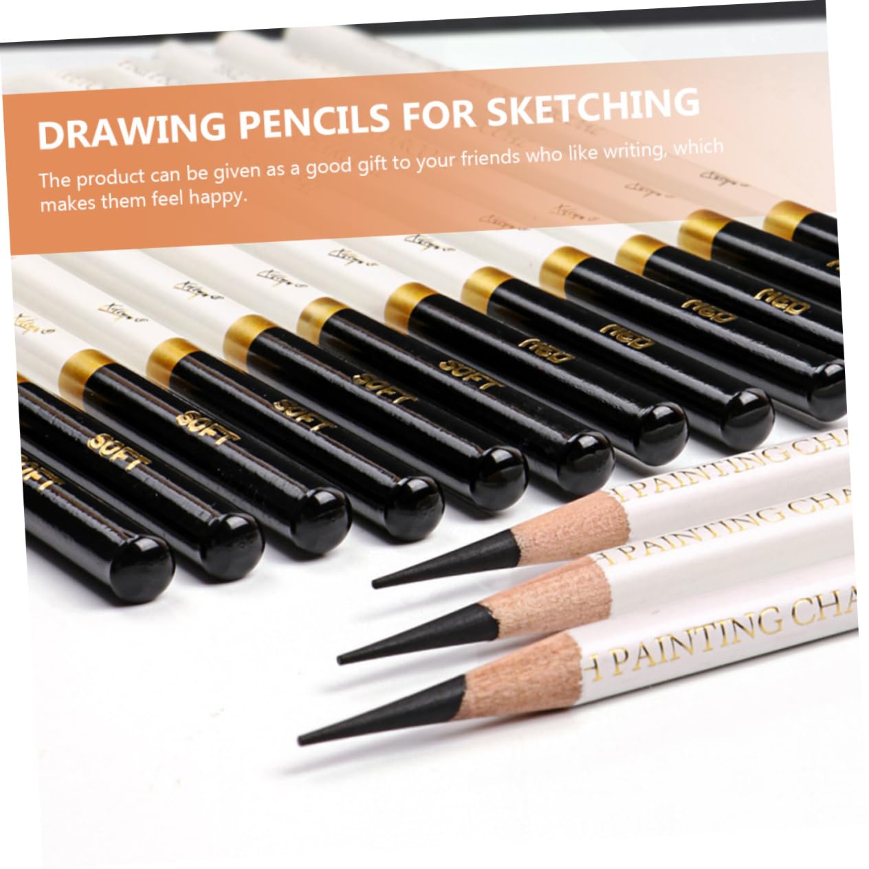 SEWACC 36-Piece Sketch Pencil Set - Graphite Drawing Pencils for Artists, Students & Professionals - Wooden HB Pencils for Sketching, Writing & Shading - Perfect for Art Classes, Office & Home Use