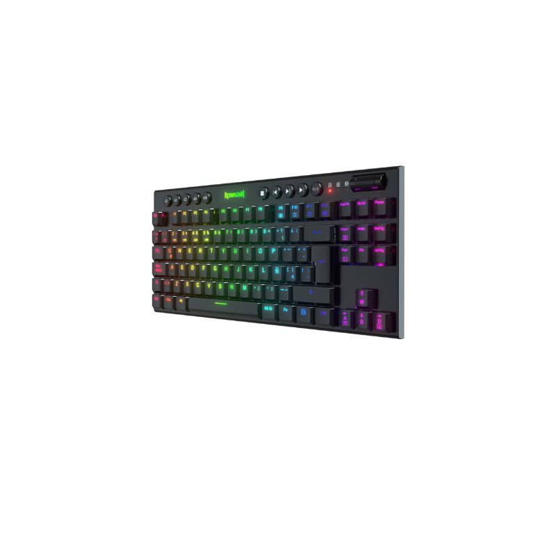 Redragon Horus K621 RGB Wireless Mechanical Gaming Keyboard - 60% Compact TKL Design, Customizable RGB Backlit, for PC/Mac Gamers & Office Work