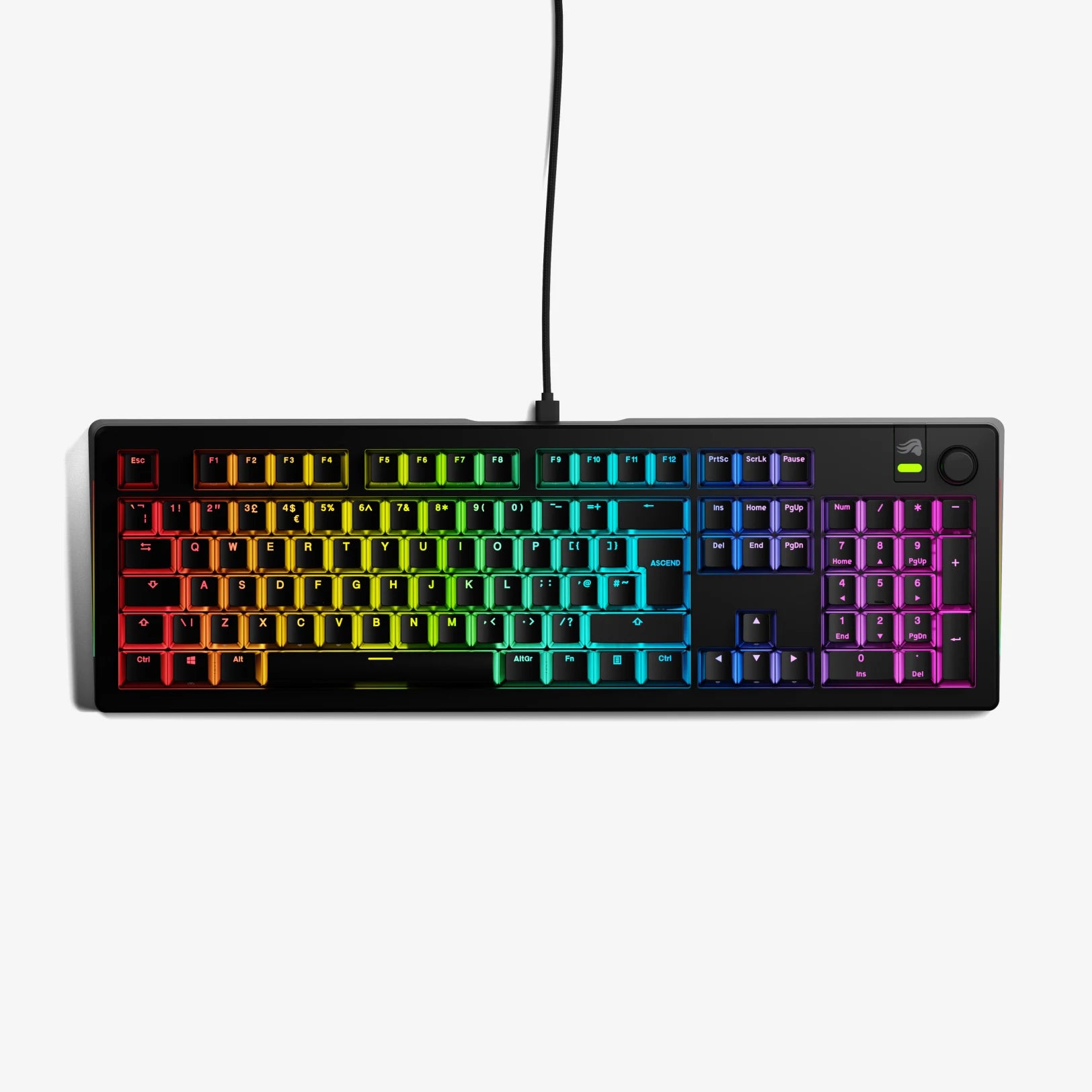 GMMK 3 Prebuilt Mechanical Gaming Keyboard - 96% Compact Layout, Hot-Swappable Switches, RGB Backlit - Perfect for PC Gaming, Office Work & Typing Enthusiasts