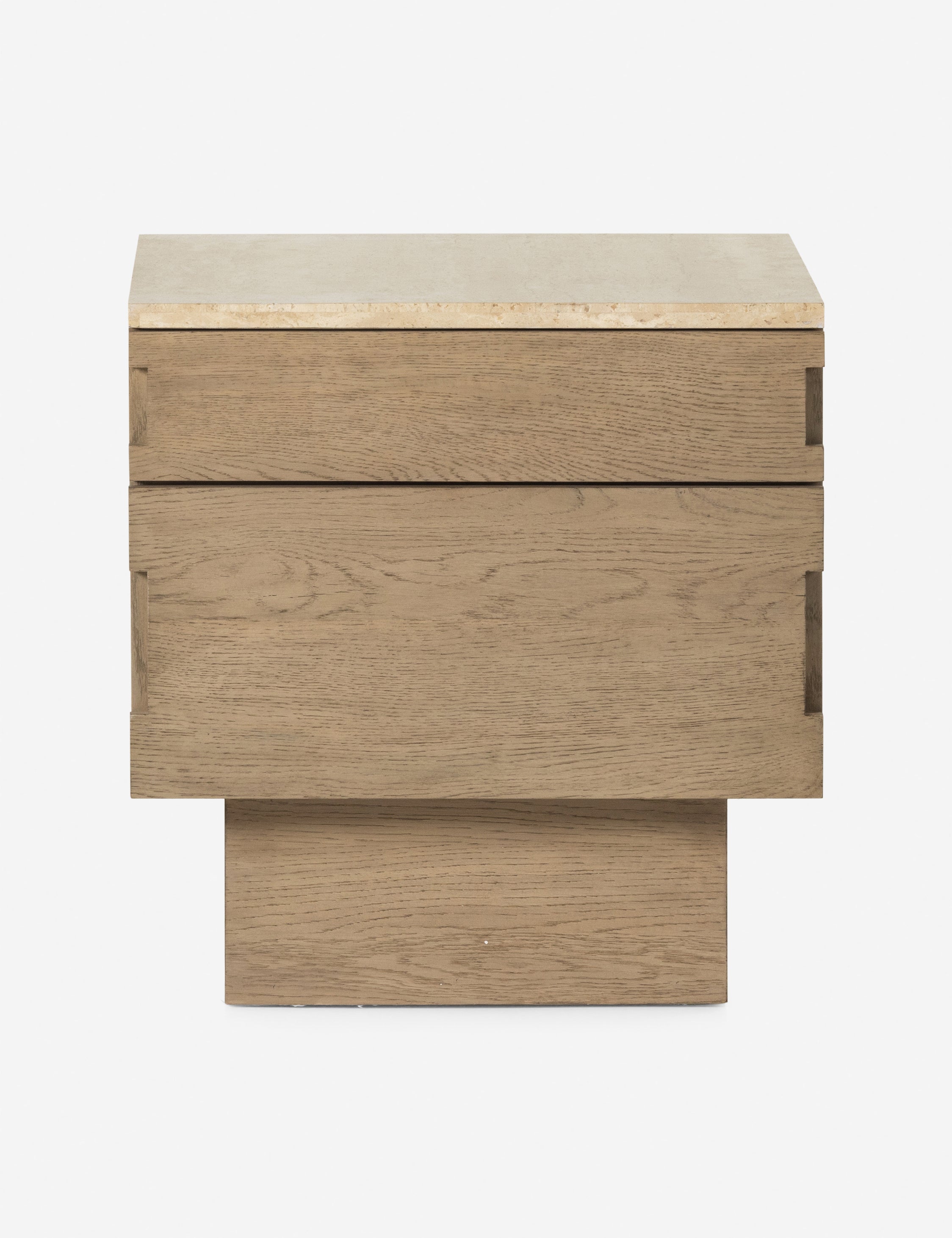 Modern Wooden Nightstand with 2 Drawers - Stylish Bedside Table for Bedroom, Living Room, or Office - Perfect for Storage and Organization