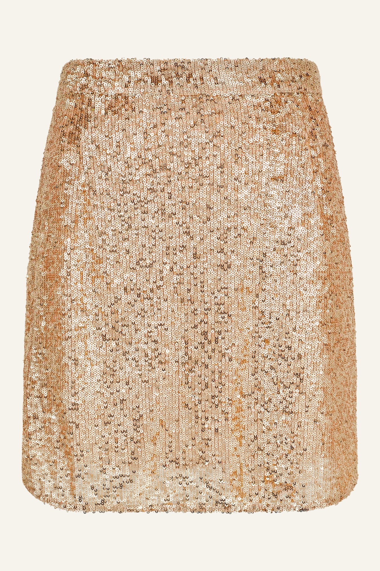 Daria Sequin Mini Skirt for Women - Sparkly Champagne Gold Party Skirt | Perfect for Nightclub, Cocktail Party & Holiday Outfits