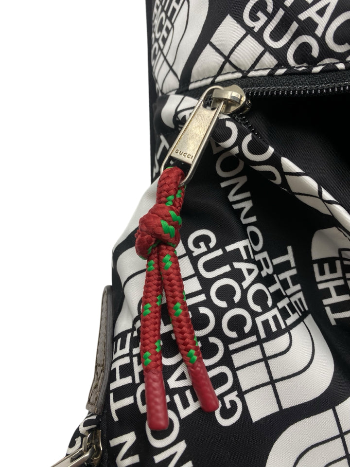 Gucci x The North Face Unisex Waterproof Hiking Backpack - Luxury Designer Travel & Outdoor Adventure Backpack for Men & Women - Perfect for Camping, Travel, and Daily Commute