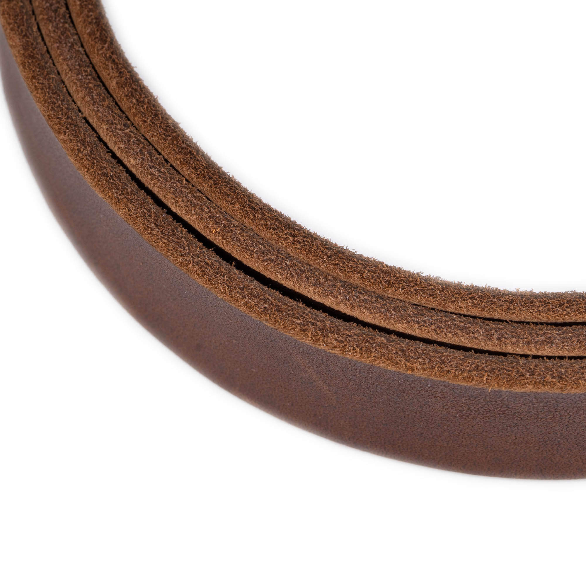 2.5 cm Brown Soft Leather Belt Strap Replacement for Versace Buckles - Perfect for Fashion Accessories, Outfit Upgrades & Belt Repair