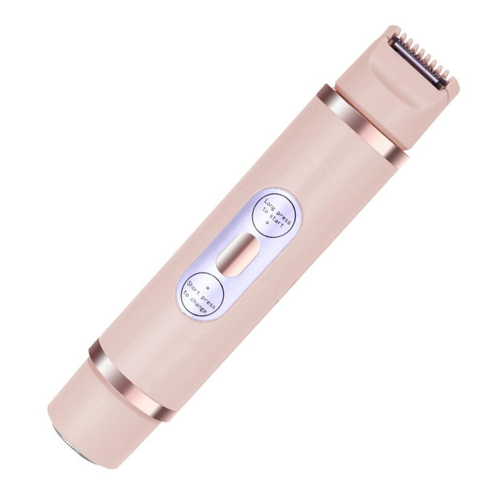 Electric Bikini Trimmer & Body Hair Shaver - Dual Head Rechargeable Women's Shaver for Legs, Underarms, Lips & Intimate Areas - Smooth Skin at Home or Travel