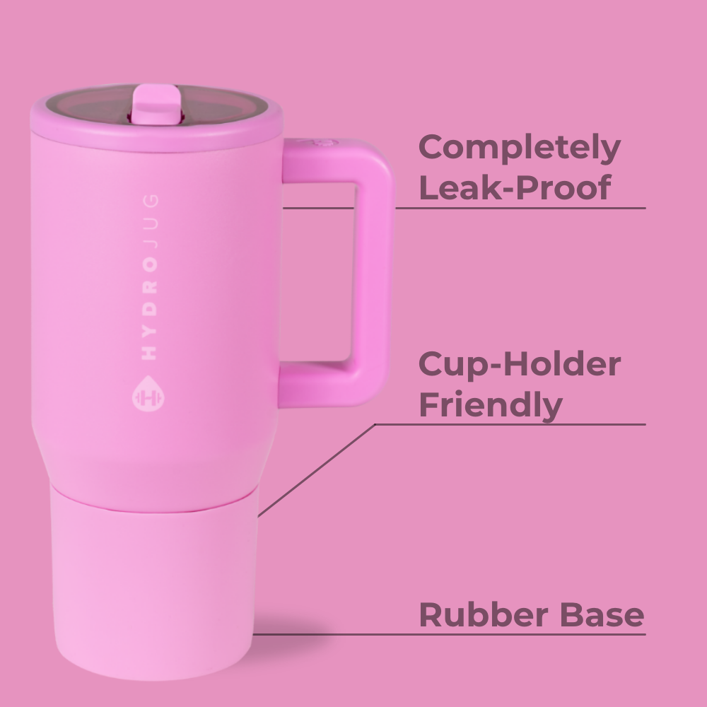 Premium 20Oz Taffy Travel Mug - Insulated Stainless Steel Coffee Cup with Lid & Handle for Hot & Cold Drinks - Perfect for Commuting, Camping, and Office Use