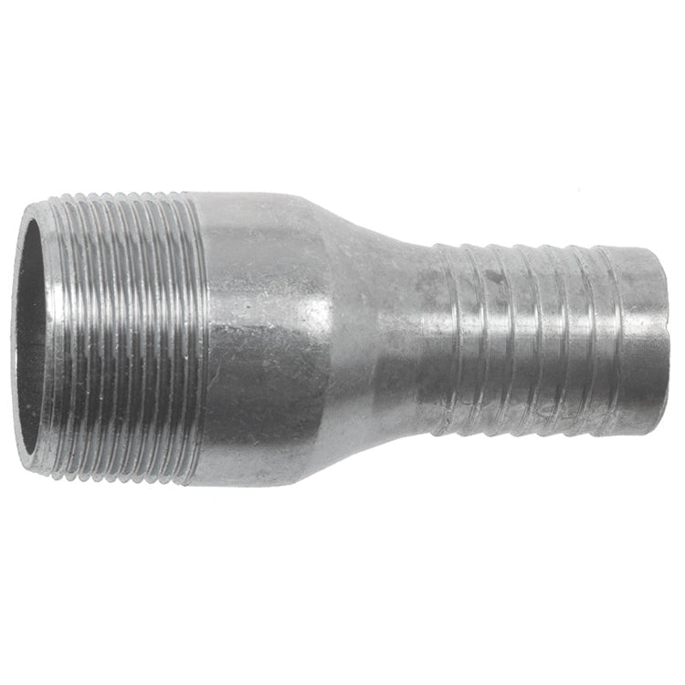 **G33G Galvanized Combination Nipple - Male NPT x Barb Fitting for Air, Water, and Gas Lines - Perfect for Plumbing, HVAC, and Industrial Applications**
