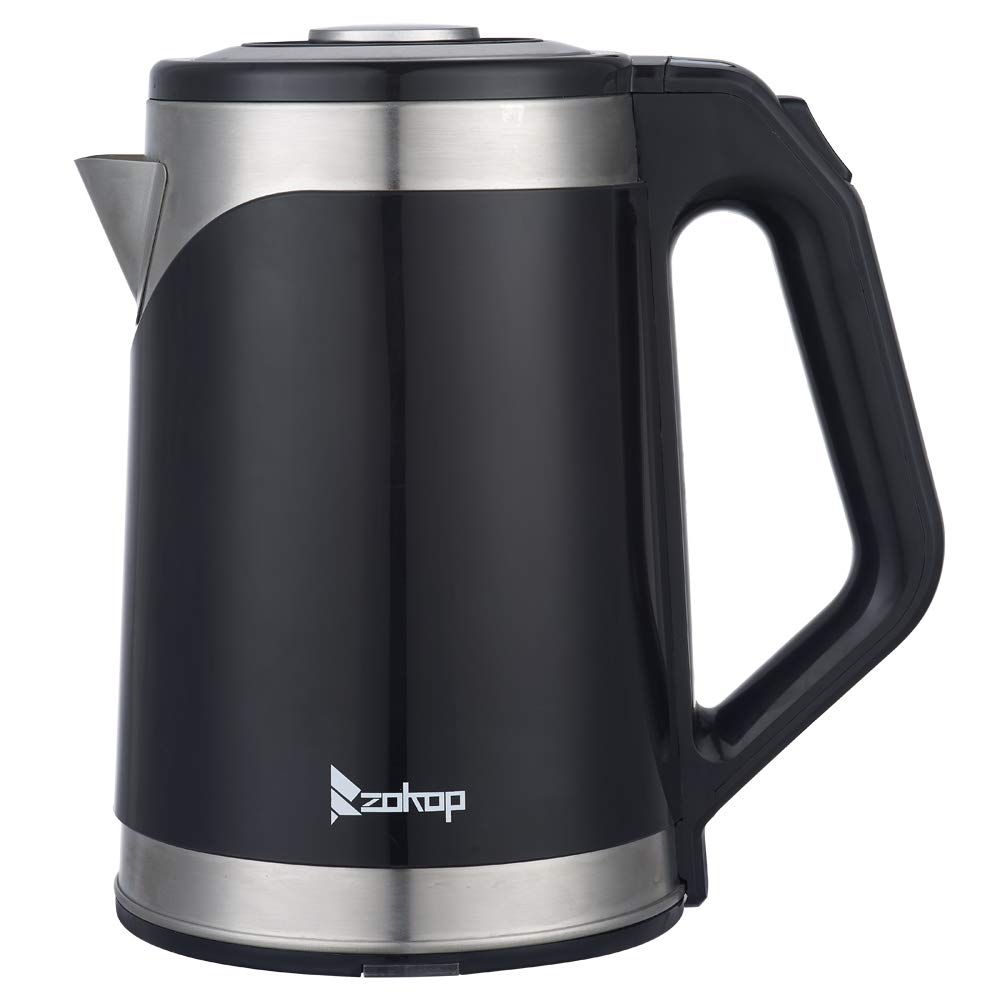 Stainless Steel Electric Kettle 1.8L - 1500W Fast Boiling Water Heater with Auto Shut-Off, 110V for Home & Office - Perfect for Tea, Coffee, Instant Noodles & Baby Bottle Warming