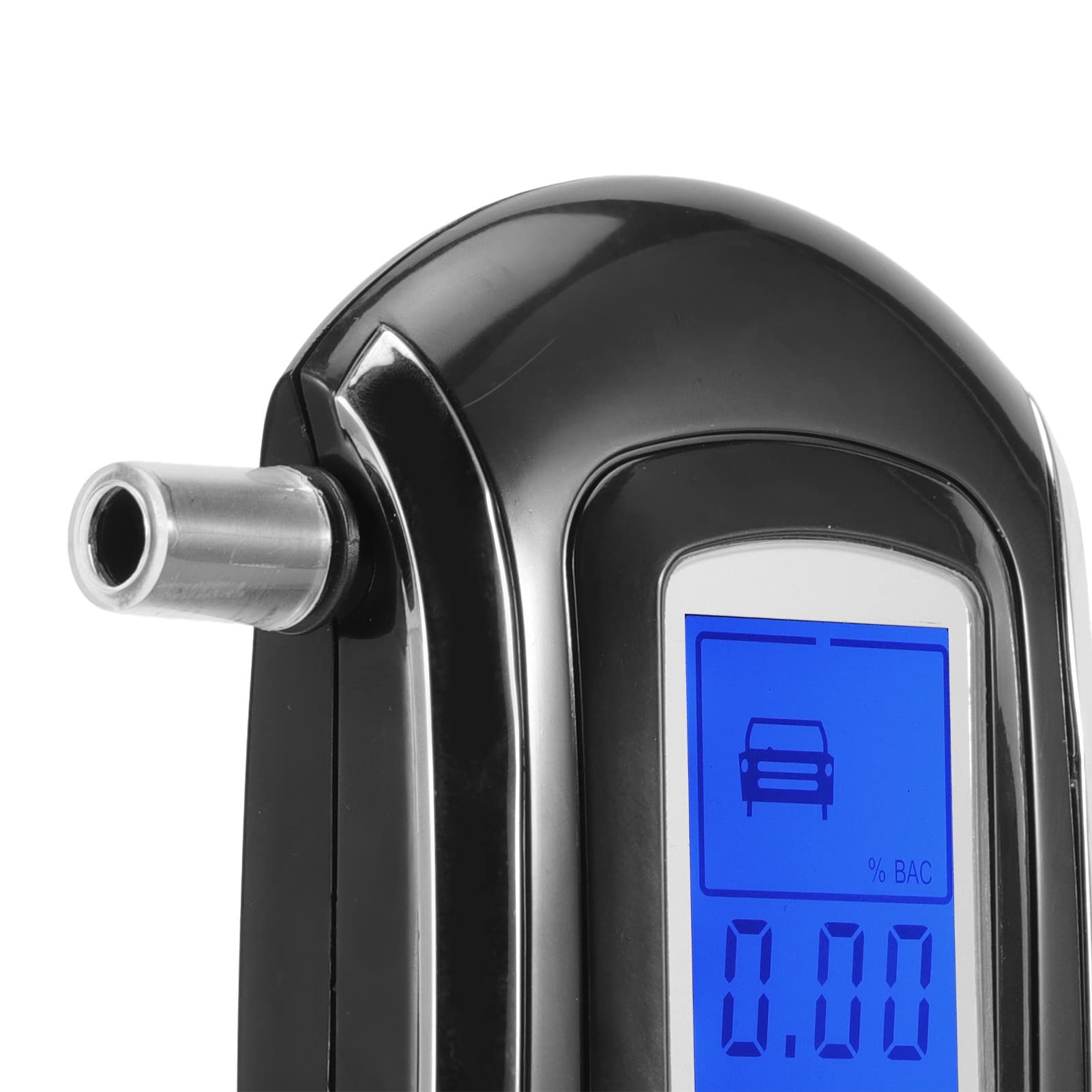 AT6000 Portable LCD Digital Breathalyzer - Professional Alcohol Tester with Blowing Function for Personal & Workplace Safety Use