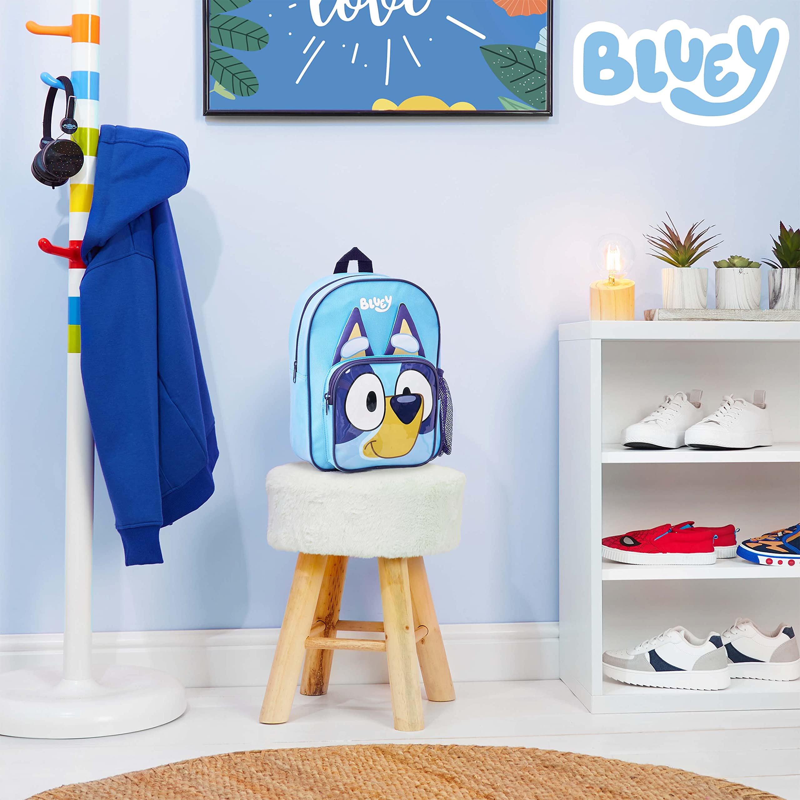 Bluey Backpack for Toddlers - Kids Backpack for Kindergarten, Preschool, Boys & Girls - Perfect for School, Daycare, and Travel Adventures