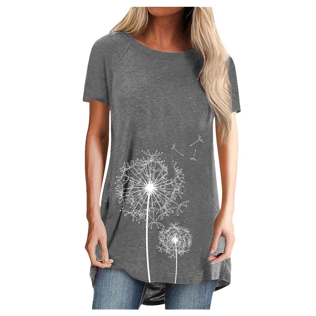Women's Short Sleeve Flowy Casual T-Shirts - Summer V-Neck Tee & Workout Tank Tops for Women | Perfect for Yoga, Running, Beach & Everyday Wear