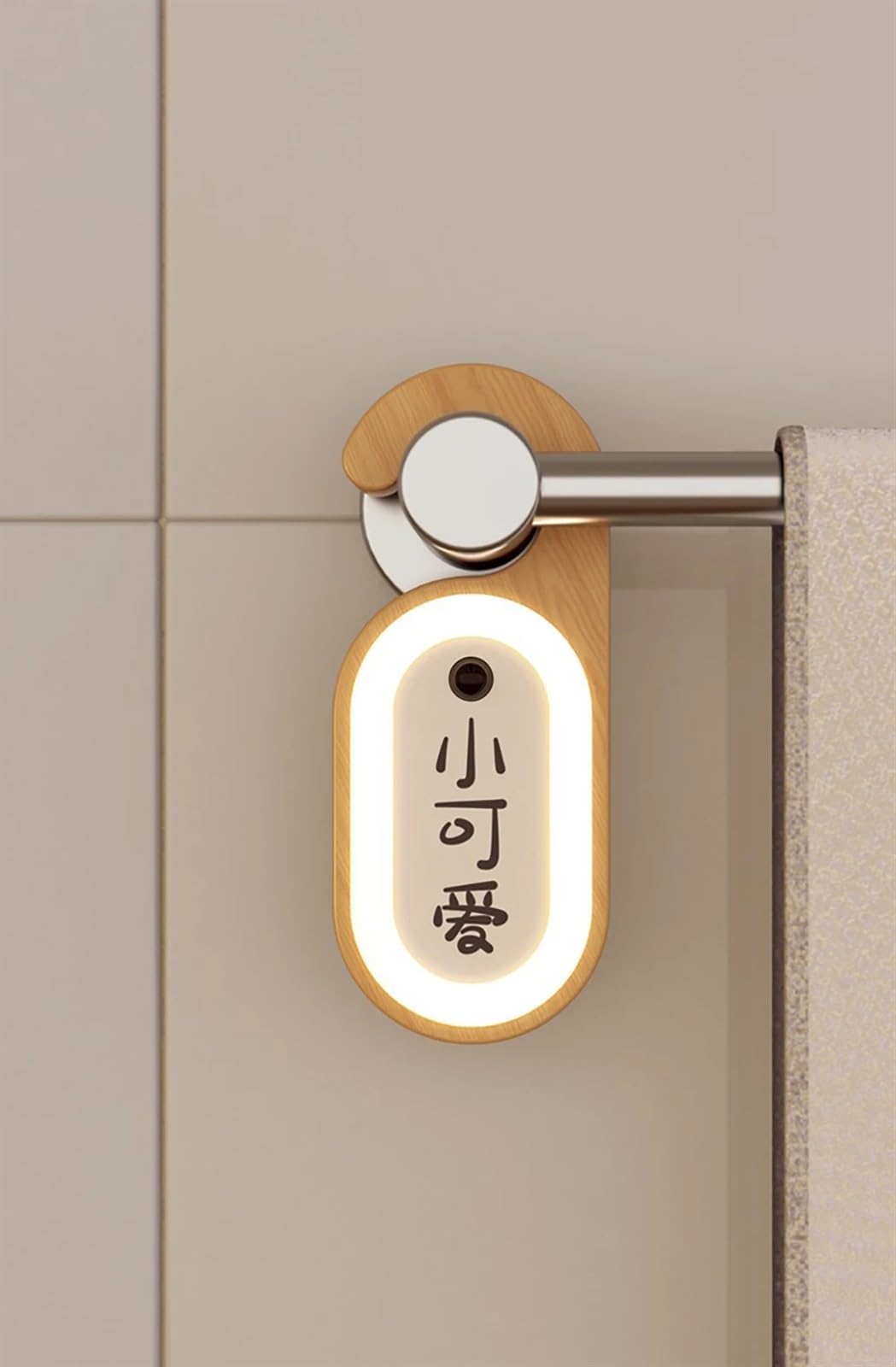 USB Rechargeable LED Message Board with Auto Sensor - Bedside Night Light for Bedroom, Dorm, Nursery - Customizable Display for Notes, Reminders & Decor