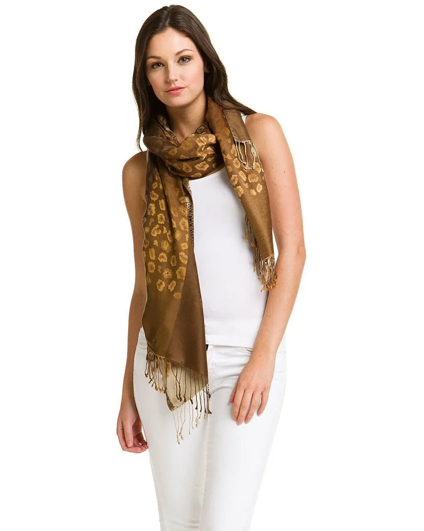 Vibrant Multi-Color Animal Print Silk Scarf - Elegant Fashion Accessory for Women, Perfect for Parties, Weddings & Everyday Wear