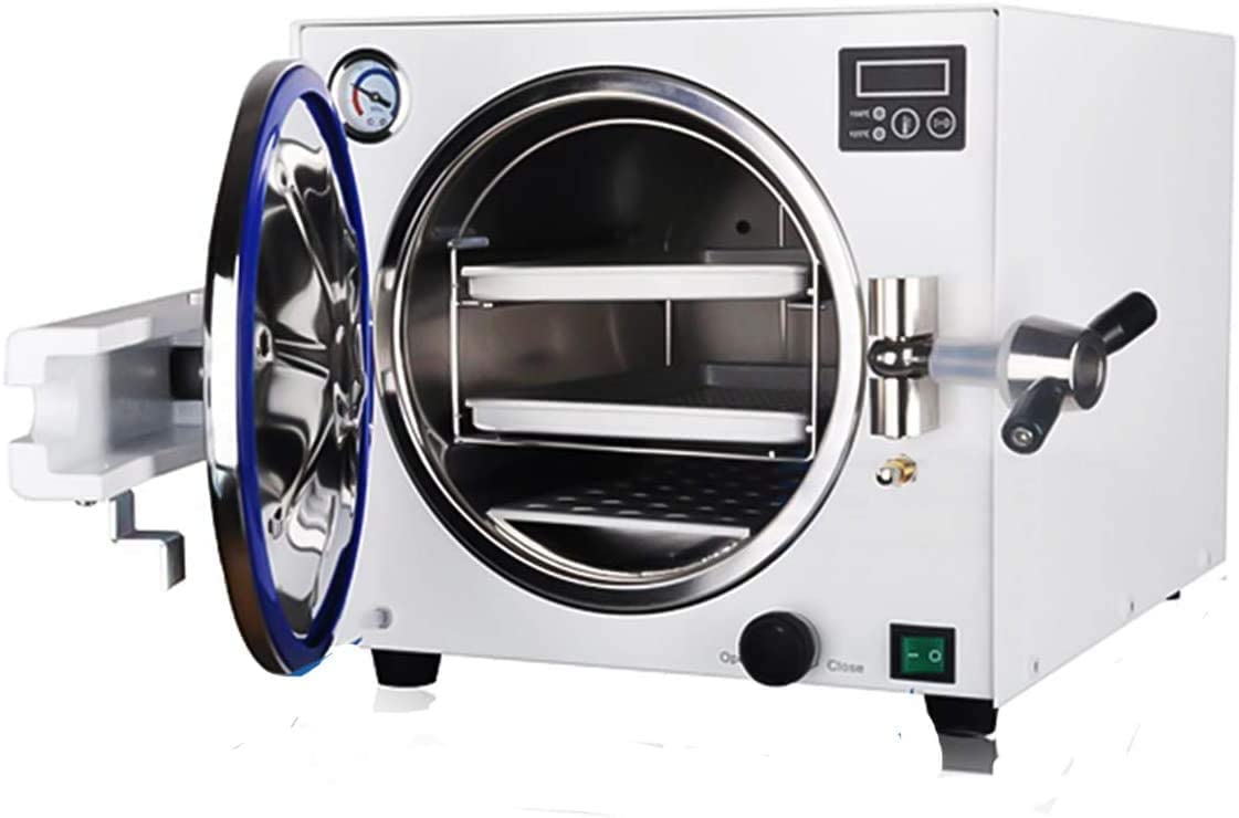 18L Stainless Steel Autoclave Steam Sterilizer - High Temperature Medical Equipment for Dental, Tattoo & Lab Use (Model E218)