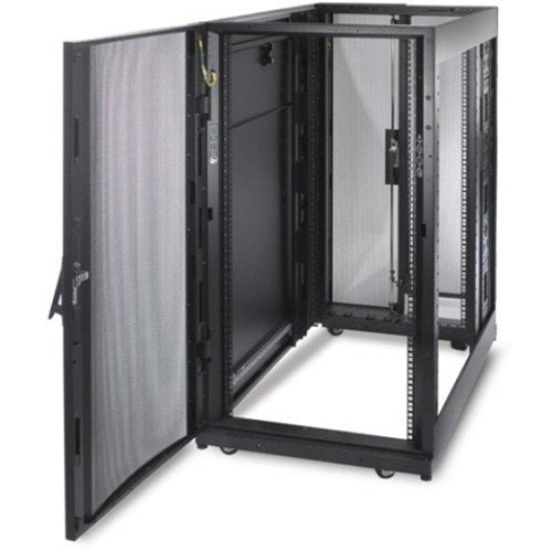 APC AR3104SP1 NetShelter SX 24U Server Rack Enclosure - 1200H x 600W x 1070D mm, Black | Ideal for Data Centers, Server Rooms & Network Equipment Storage