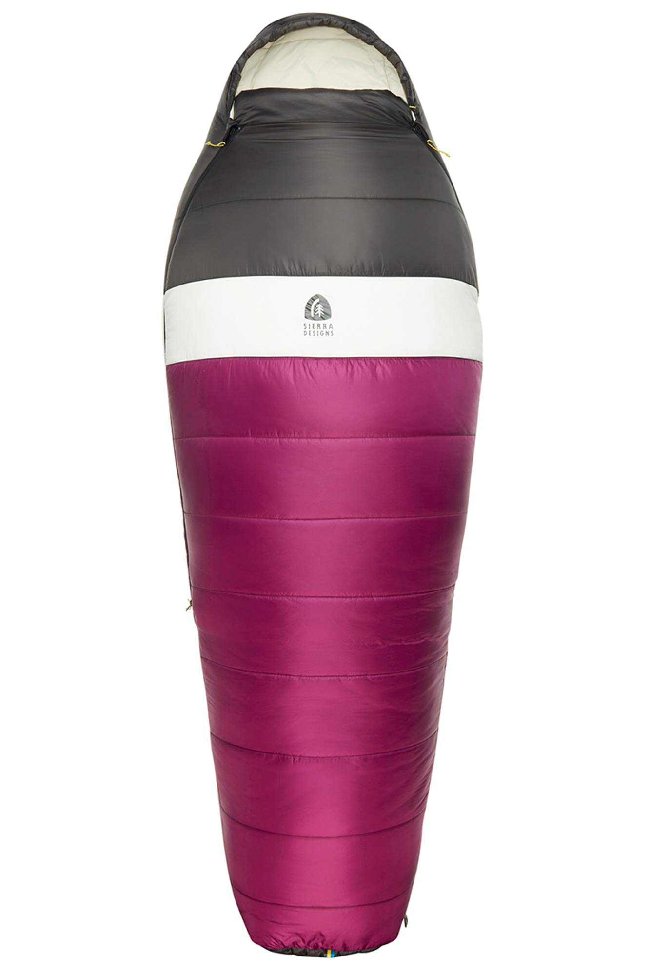 Sierra Designs Synthesis 20/35/50 Degree Synthetic Mummy Sleeping Bag for Men & Women - Lightweight Camping & Backpacking Gear for Cold Weather Adventures