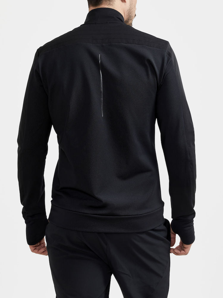Men's ADV Essence Charge Warm Jacket - Lightweight Waterproof Windbreaker for Hiking & Outdoor Activities (Black)