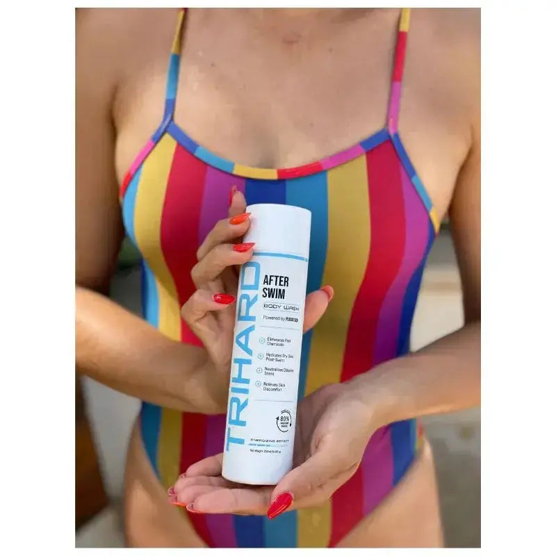 After Swim Body Wash - Chlorine & Salt Water Neutralizing Shower Gel for Swimmers | Post-Swim Hydrating & Refreshing Body Wash for Pool, Beach & Outdoor Activities