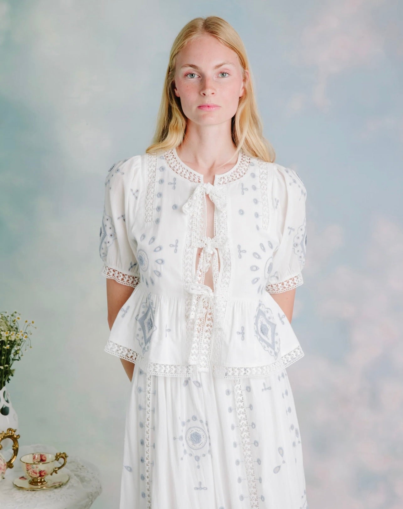 Roseanna Top - Women's Floral Print Blouse for Summer | Casual & Party Wear | Perfect for Dates, Office & Outdoor Events