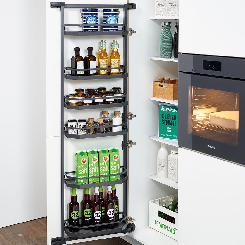 Tandem Side for Pantries - Space-Saving Pantry Organizer for Kitchen Storage | Perfect for Small Kitchens & Closets