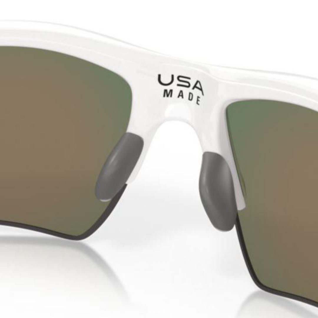 Oakley Flak 2.0 XL Sunglasses - Polished White Frame with Prizm Ruby Lenses - Model 0OO9188 918893 - Perfect for Running, Cycling & Outdoor Sports