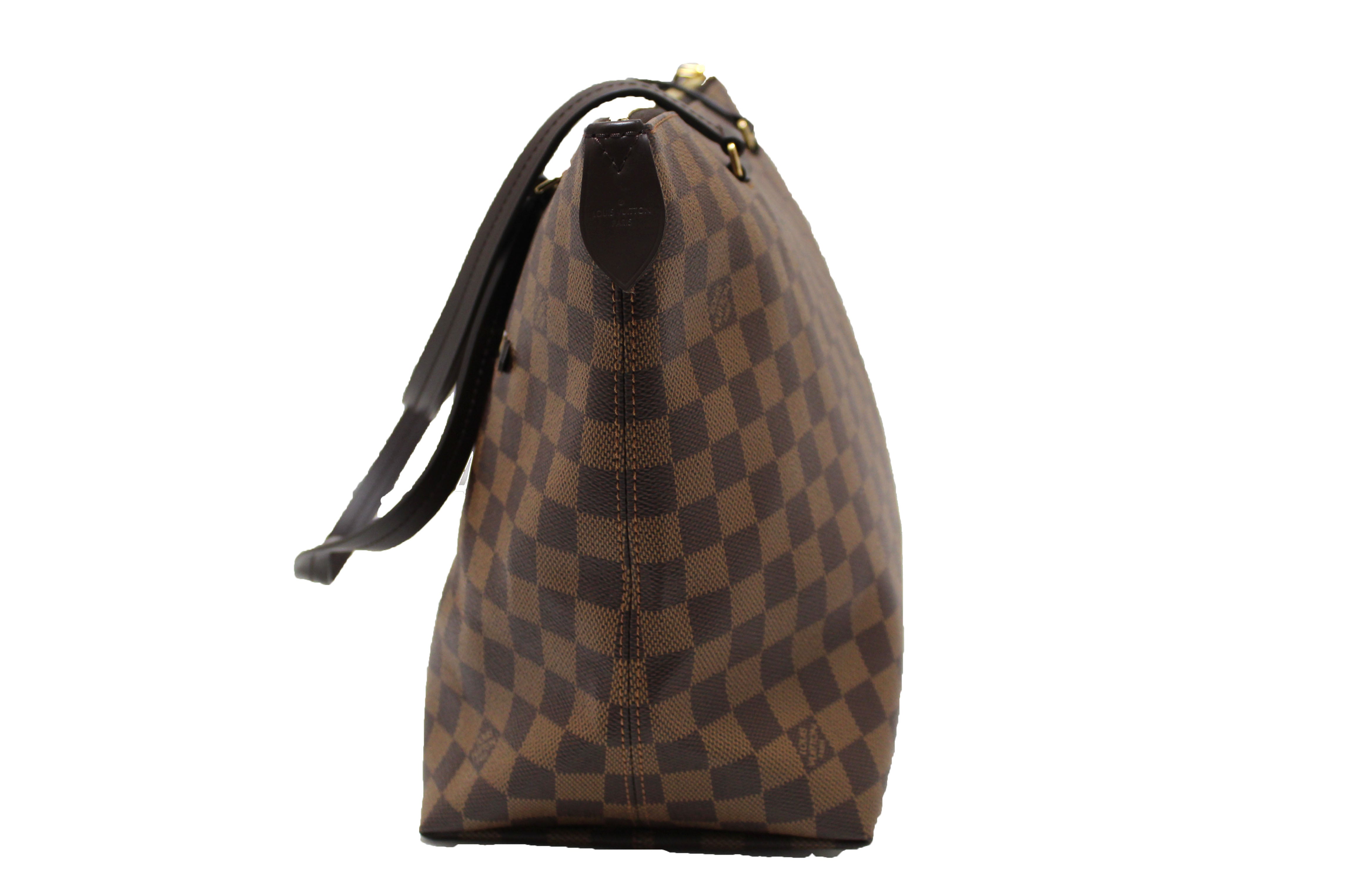 Authentic Louis Vuitton Damier Ebene Iena MM Shoulder Tote Bag - Luxury Designer Handbag for Women, Perfect for Work, Travel & Everyday Use